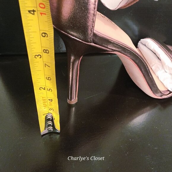 Lauren Ralph Lauren Allie Ankle-Strap Logo Open-Toe Dress Heels 5.5B NWB - Picture 10 of 12